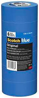 ScotchBlue 2090-48A-CP Painter's Tape, 5 mil Thick, 60 yd L, 1.88 in W, Crepe Paper Backing, Blue