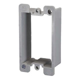 Cantex EZ Box Old Work Rectangle PVC 1 gang Box Extenders Gray