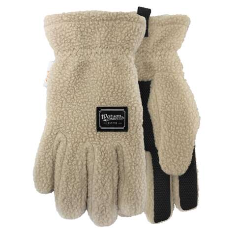 Watson Gloves L Polyester Lady Baa Baa Cream Cold Weather Gloves