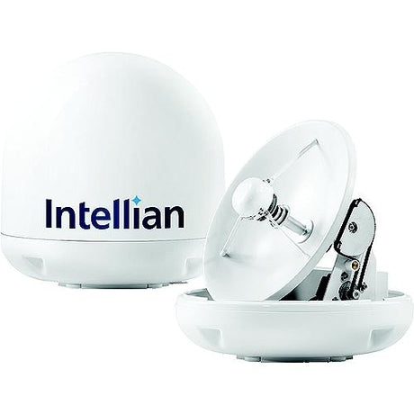 Intellian B4309DN i3 15" Satellite TV System w/DISH /Bell MIM (with RG6 1m cable) & RG6 cable, 15m