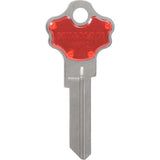 HILLMAN ColorPlus Traditional Key House/Office Key Blank Single, Pack of 5