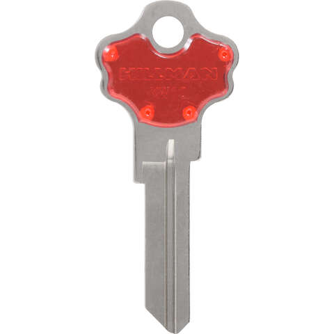 HILLMAN ColorPlus Traditional Key House/Office Key Blank Single, Pack of 5