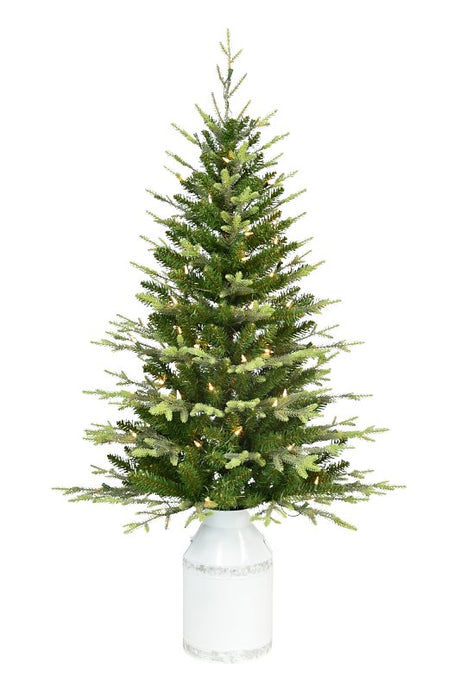 Santas Forest 29046 Milk Can Tree, 4-1/2 ft H