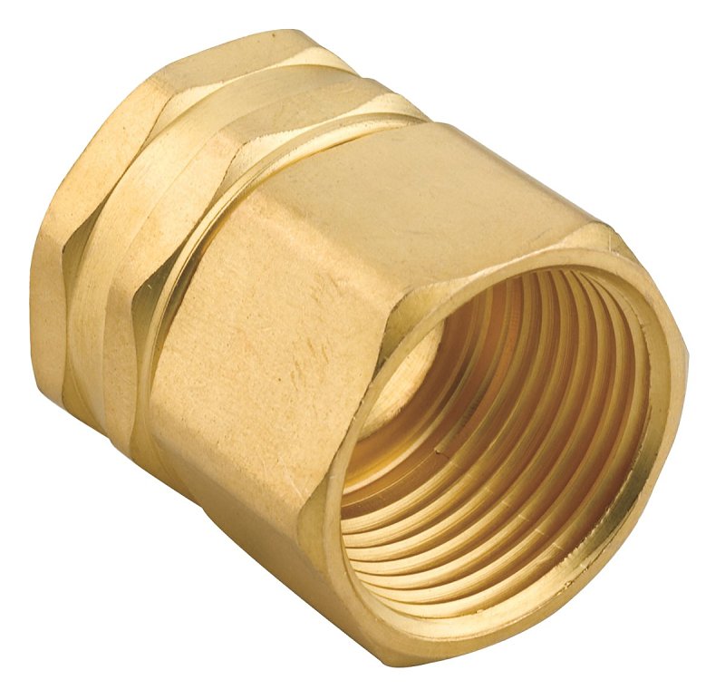 Gilmour 807764-1001 Swivel Connector, 3/4 in, FNPT, 3/4 in, FNH, Brass, 1/PK