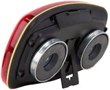 PowerZone 35706 LED Magnetic Emergency Light, Red Reflector, ABS Reflector, 6-1/4 in W Reflector, 4 in H Reflector