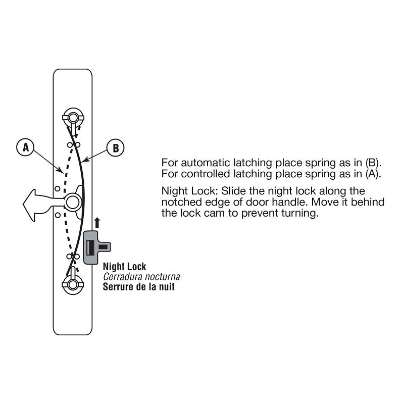 Prime-Line C 1064 Handleset, Aluminum, 2-1/8 in L