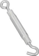 National Hardware 2173BC Series N221-978 Turnbuckle, 220 lb Working Load, 3/8-16 Thread, Hook, Eye, 10-1/2 in L Take-Up