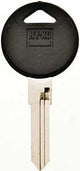 Hy-Ko 12005VW37 Automotive Key Blank, Brass/Plastic, Nickel, For: Volkswagen Vehicle Locks, Pack of 5