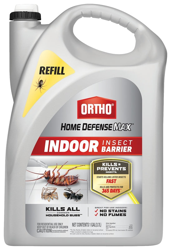 Ortho Home Defense Max 0203205 Insect Barrier Refill, Liquid, Spray Application, 1 gal