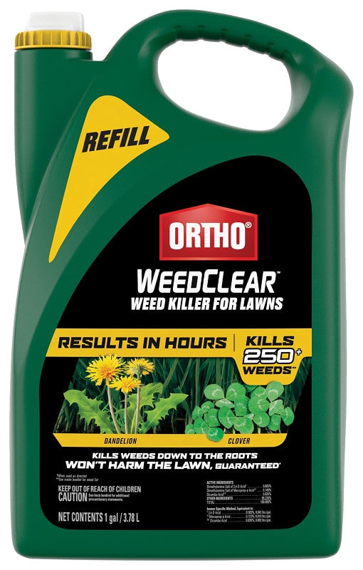 Ortho WeedClear 0204610 RTU Lawn Weed Killer, Liquid, Spray Application, 1 gal Bottle