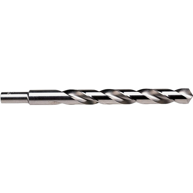 Irwin 73829 Jobber Drill Bit, 29/64 in Dia, 5-5/8 in OAL, Spiral Flute, 2-Flute, 29/64 in Dia Shank, Reduced Shank