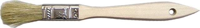 ProSource 150005 Chip Pain Wt Brush, Plain W-Grip Handle, 1/2in W, White Chin Wese Bristle