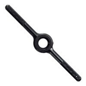 Irwin Hanson 12008 Die Stock Handle, 1 in Die, Hex/Round Die, Plain-Grip Handle, 11-1/2 in L, Steel