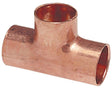 Nibco 611 Series W01790C Pipe Tee, 2 in, Sweat, Copper, 291 psi Pressure