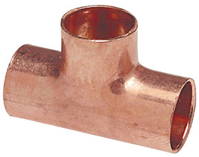 Nibco 611 Series W01790C Pipe Tee, 2 in, Sweat, Copper, 291 psi Pressure