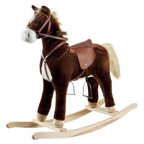 Hometown Holidays 28305 Christmas Rocking Horse with Sound, 42 x 17 x 41 in, Polyester, Pack of 2