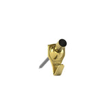 OOK 50022 Picture Hanger, 10 lb, Steel, Brass, Gold, 20/PK