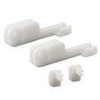Prime-Line M 6090 Bottom Guide, Sliding, Plastic, White, For: Kinkead and Sterling Shower Doors