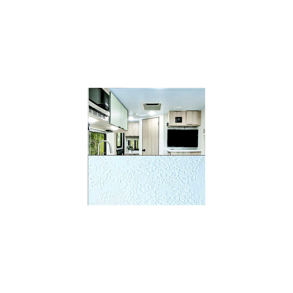 PEBBLED WHITE CEILING KIT 100'