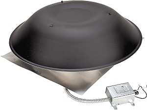 Lomanco LomanCool 2000B Standard Power Vent, Black, 1100 rpm, 120 V