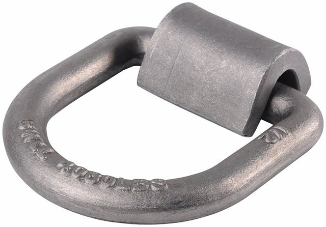 Keeper 89317-8C Surface Mount D-Ring Anchor, Heavy-Duty, unplaited, weldable steel