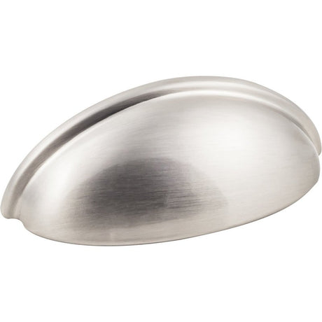 Hardware Resources K3833SN-6 Cup Cabinet Pull, 3-11/16 in L Handle, 1-1/16 in H Handle, 1-1/16 in Projection, Zinc, 6/PK
