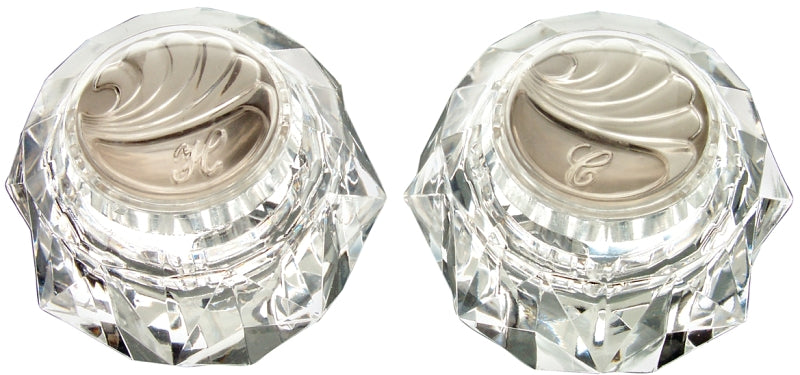 Danco 10304 Faucet Knob Handle, Acrylic, For: Delta/Delux Two Handle Kitchen, Lavatory and Tub/Shower Faucets