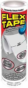 Flex Tape TFSWHTR1210 Tape, 10 ft L, Rubber Backing, 12 in W