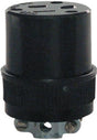 Legrand 114GMCCC16 Electrical Connector, 15 A, 125 V, Male, NEMA: NEMA 5-15R, Black