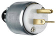 Legrand PS620PACC20 Armored Plug, 2 -Pole, 20 A, 250 V, NEMA: NEMA 6-20P, White