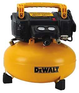 DEWALT DWFP55126 Portable Electric Air Compressor, Tool Only, 6 gal Tank, 0.9 hp, 120 V, 165 psi Pressure, 1-Stage