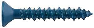 DEWALT UltraCon+ Series DFM12740 Concrete Screw Anchor, 3/16 in Dia, 1-1/4 in L, Carbon Steel, Zinc Stalgard