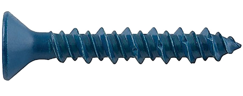 DEWALT UltraCon+ Series DFM12742 Concrete Screw Anchor, 3/16 in Dia, 1-3/4 in L, Carbon Steel, Zinc Stalgard