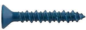 DEWALT UltraCon+ Series DFM12766 Concrete Screw Anchor, 1/4 in Dia, 2-3/4 in L, Carbon Steel, Zinc Stalgard