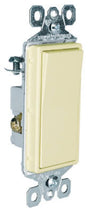 Legrand radiant Series TM873ICC10 Paddle Switch, 15 A, 120/277 VAC, Push Wire, Side Wire Terminal, Ivory, 3-Pole