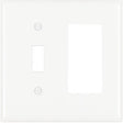 Legrand TradeMaster TP Series TP126-W Wallplate, Decorator, 4.7 in L, 1-Gang, Nylon, White