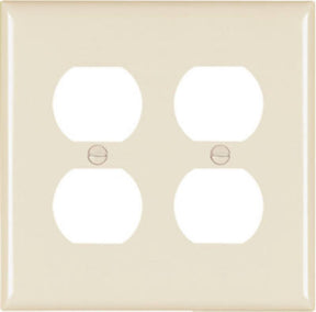 Legrand TradeMaster TP TP82LACC30 Wallplate, 4.6875 in L, 4-3/4 in W, Standard, 2 -Gang, Nylon