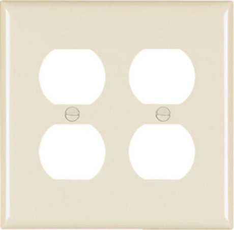 Legrand TradeMaster TP TP82LACC30 Wallplate, 4.6875 in L, 4-3/4 in W, Standard, 2 -Gang, Nylon
