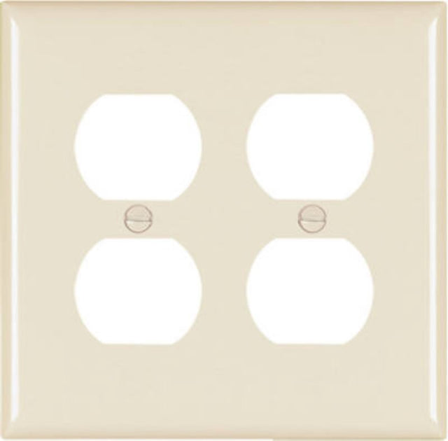 Legrand TradeMaster TP TP82LACC30 Wallplate, 4.6875 in L, 4-3/4 in W, Standard, 2 -Gang, Nylon