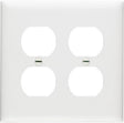 Legrand TradeMaster TP82WCC30 Wallplate, 4-11/16 in L, 4-3/4 in W, Standard, 2 -Gang, Nylon, White, Matte