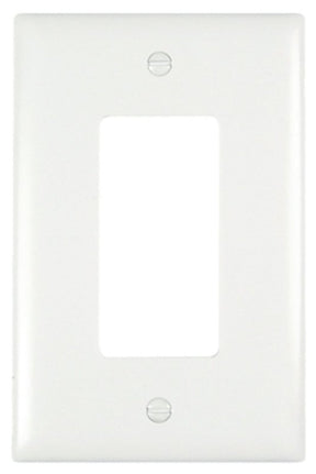 Legrand TradeMaster TPJ26W Wallplate, 5.06 in L, 3.31 in W, 1 -Gang, Nylon, White