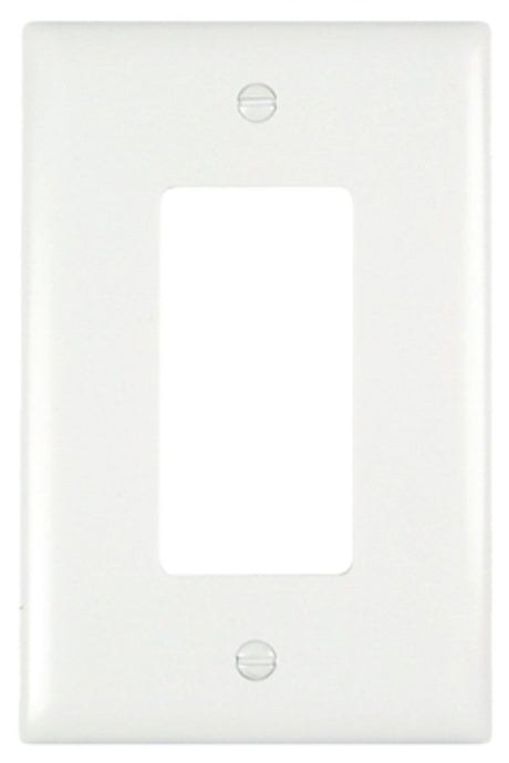 Legrand TradeMaster TPJ26W Wallplate, 5.06 in L, 3.31 in W, 1 -Gang, Nylon, White