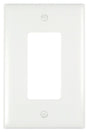 Legrand TradeMaster TPJ26W Wallplate, 5.06 in L, 3.31 in W, 1 -Gang, Nylon, White