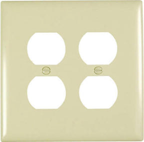 Legrand TradeMaster TPJ82ICC10 Outlet Wallplate, Jumbo, 1 -Gang, Nylon, Ivory