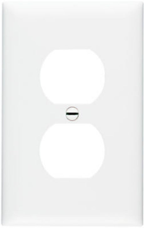 Legrand TradeMaster TPJ TPJ8WCC70 Wallplate, 4.9 in L, Jumbo, 1 -Gang, Nylon, White
