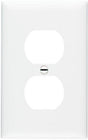 Legrand TradeMaster TPJ TPJ8WCC70 Wallplate, 4.9 in L, Jumbo, 1 -Gang, Nylon, White