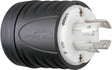 Legrand L1430PCCV3 Locking Connector, 30 A, 125/250 V, NEMA: NEMA L14-30C, Black