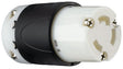 Legrand Turnlok L630CCCV3 Locking Connector, 2 -Pole, 30 A, 250 V, IP20, NEMA: NEMA L6-30R, Black/White