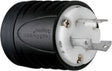 Legrand L630PCCV3 Locking Plug, 2 -Pole, 30 A, 250 V, NEMA: NEMA L6-30P, Black