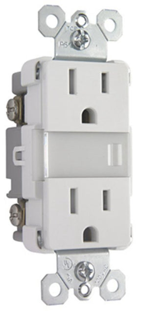 Legrand Radiant Series NTL885TRLACC6 Nightlight with Outlets, 15 A, 120/125 V, LED Lamp, Light Almond